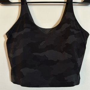 Black camo Lulu lemon align tank, size 8